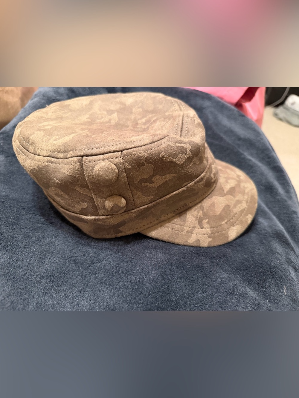 Women's Camouflage Cadet Cap in Brown - Picture 2 of 4
